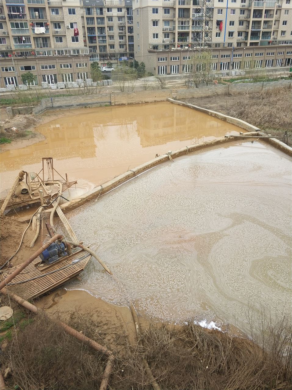 山南沉淀池淤泥清理-厂区废水池淤泥清淤
